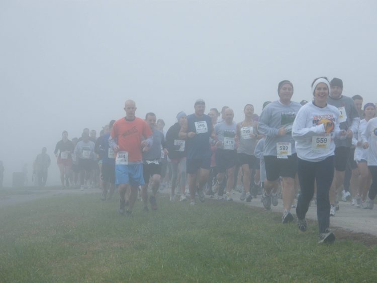 Runners In the Mist