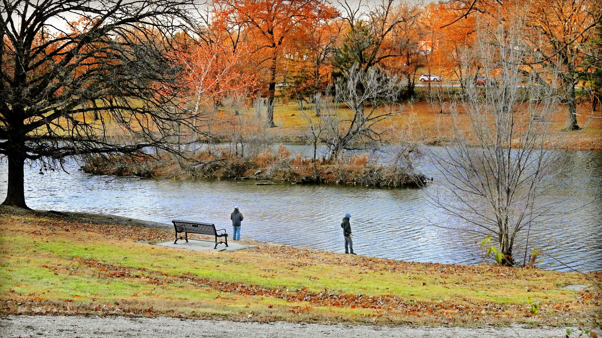 Chaum Lake in the fall