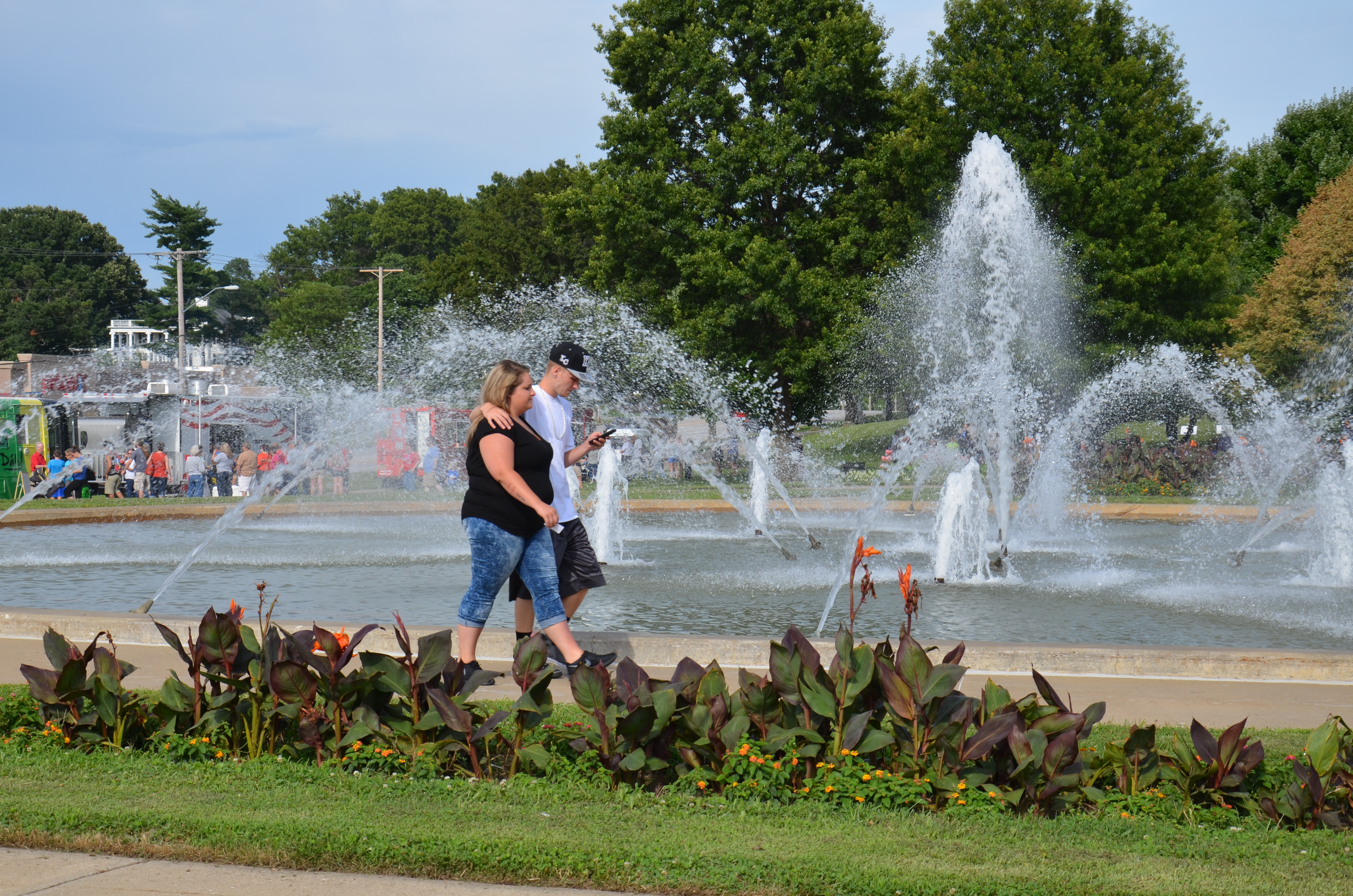 Fountain at Anita B. Gorman Park