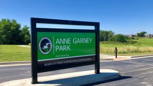 Anne Garney Park Sign