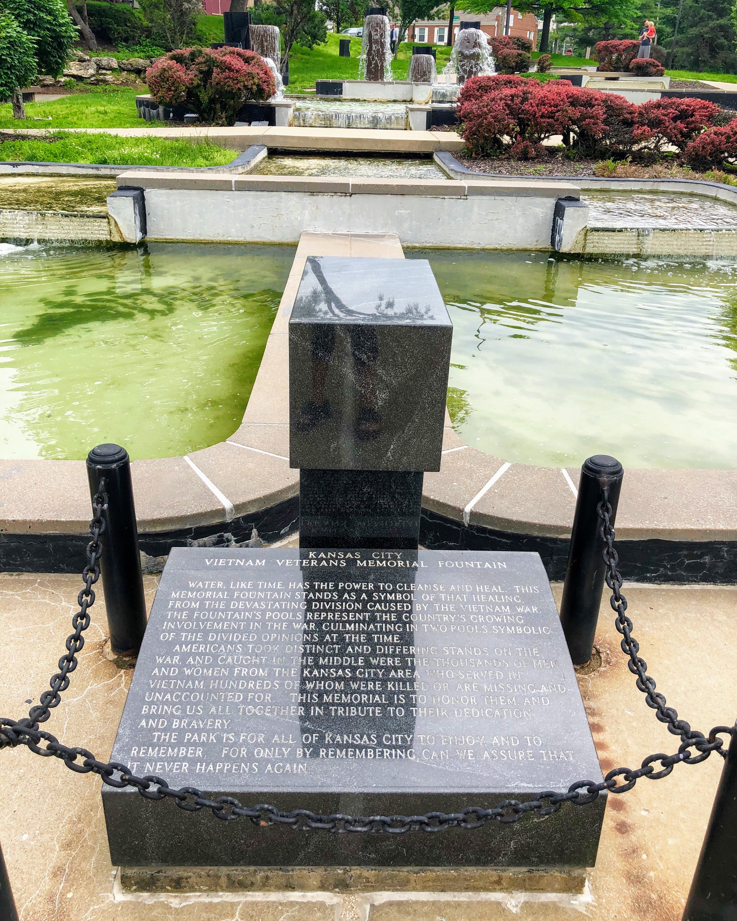 Kansas City Vietnam veterans Memorial Fountain