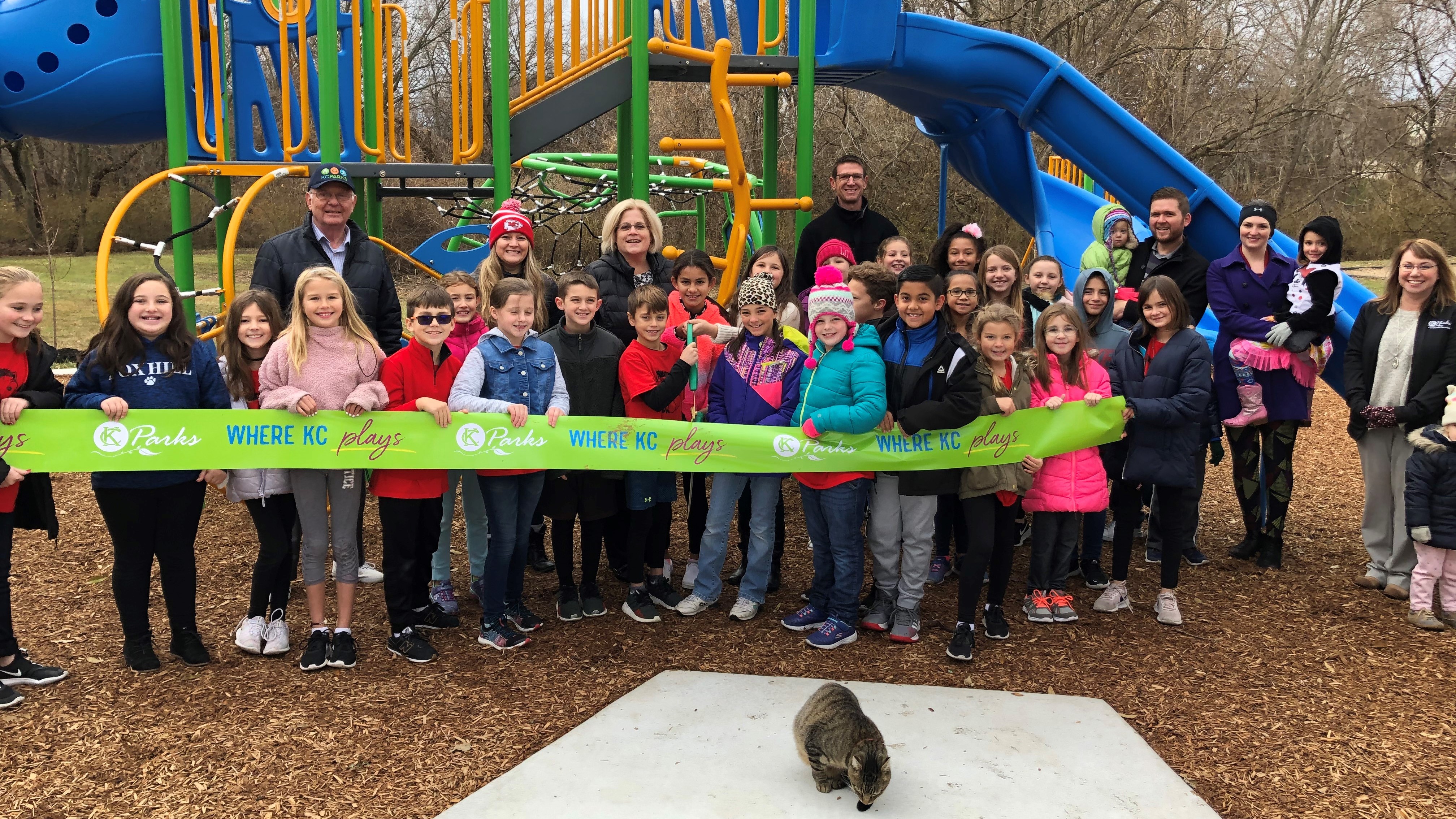 New Playground Opens in Fox Hill Park
