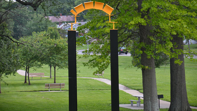Karen Slack Memorial – Steel Arch