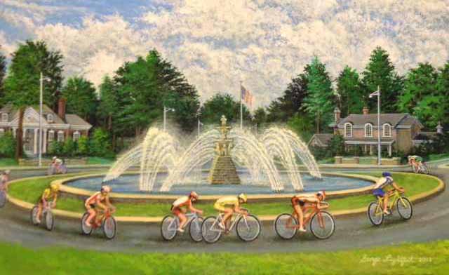 Artists Paint and Cyclist Ride to Support KC Fountains
