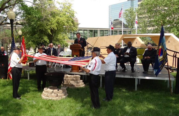 Missouri Korean War Veterans Memorial Special Flag Day Flag Retirement Ceremony