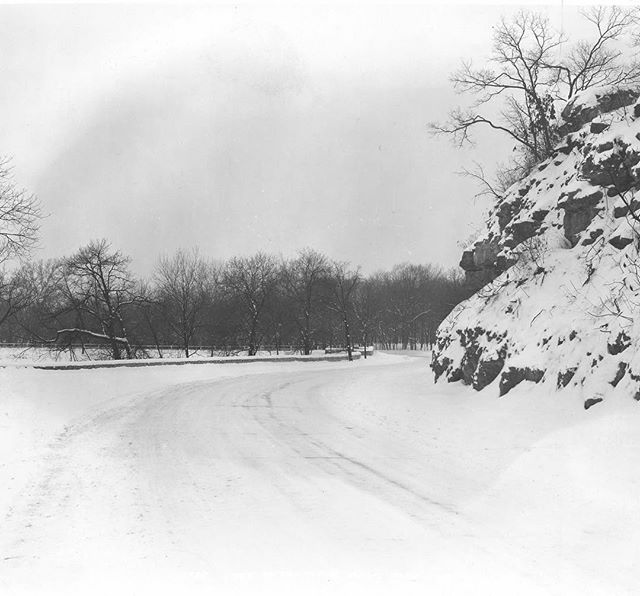 {ThrowbackThursday} A Wintry scene in #KCParks Swope Park. Near the lake, circa early 1900s. #TBT #KCParks125 #FromTheArchives