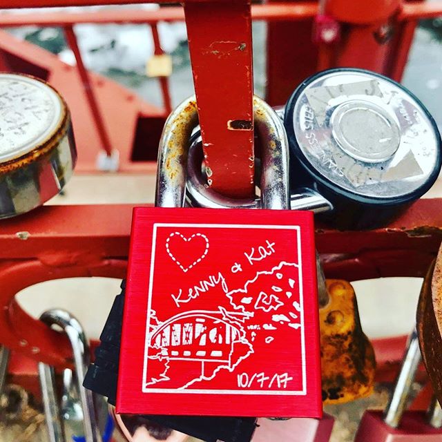 {Countdown to Valentine’s Day:14 Days of Love Locks} DAY 11: #KCParks is featuring unique locks from the Old Red Bridge in Minor Park each day through Valentine’s Day. #RedBridgeLoveLocks #LoveLocks #ValentinesDay2018 #LoveKC #LoveLove