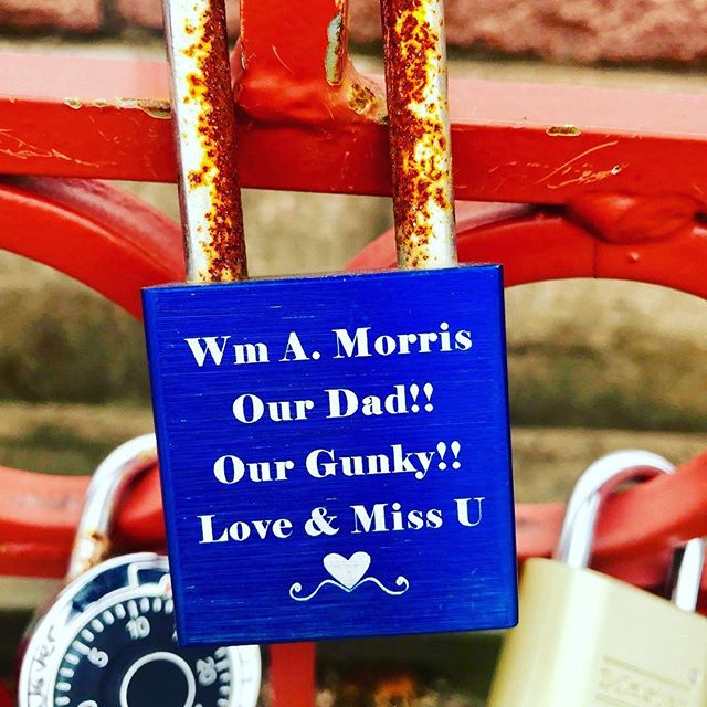 {Countdown to Valentine’s Day:14 Days of Love Locks} DAY 13: #KCParks is featuring unique locks from the Old Red Bridge in Minor Park each day through Valentine’s Day. #RedBridgeLoveLocks #LoveLocks #ValentinesDay2018 #LoveKC