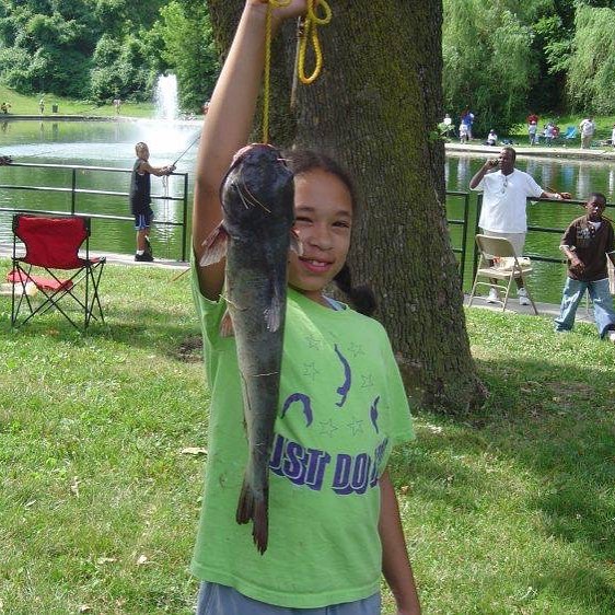 Today!! (6/16) at Spring Valley Park Lake: Urban Kids Fishing Derby!!! #KCParks #WhereKCPlays