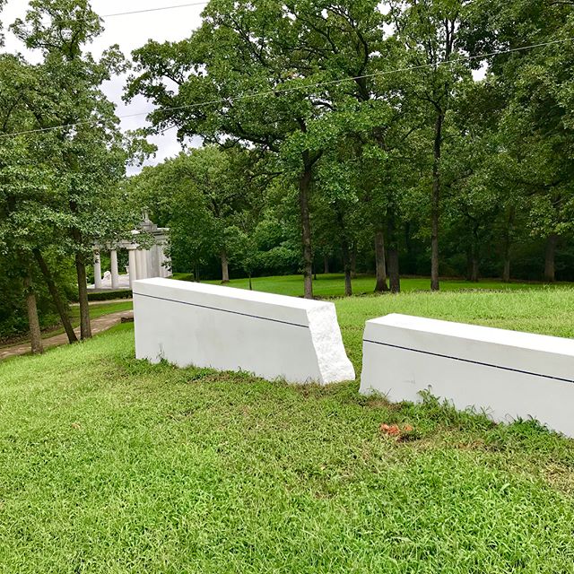 The @ethnickc festival is moving out and #OpenSpacesKC is moving in! Another @openspaceskc art installation in Swope Park. #KCParks #WhereKCPlays