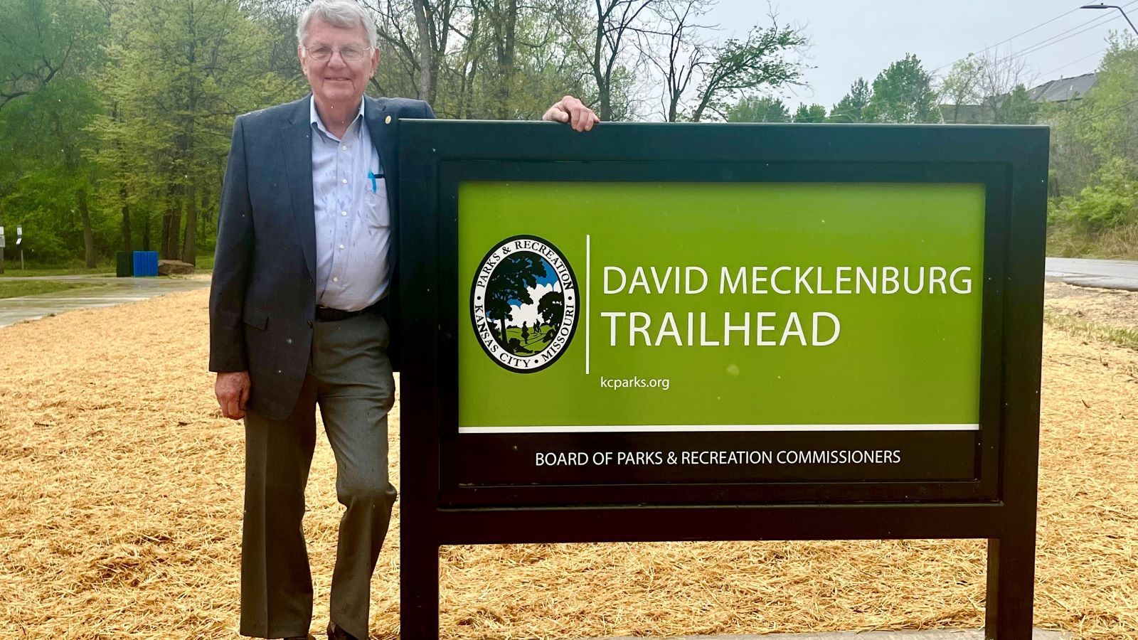 David Mecklenburg Trailhead Sign Unveiling