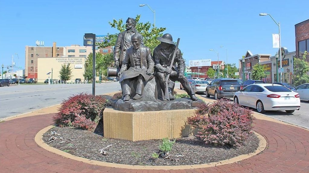 pioneer statue
