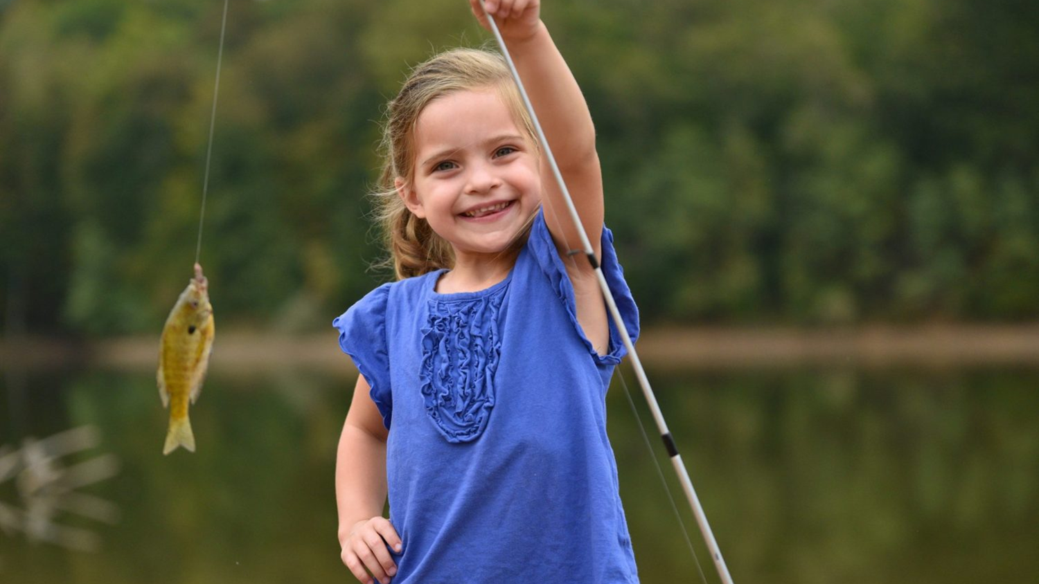 Kid fishing